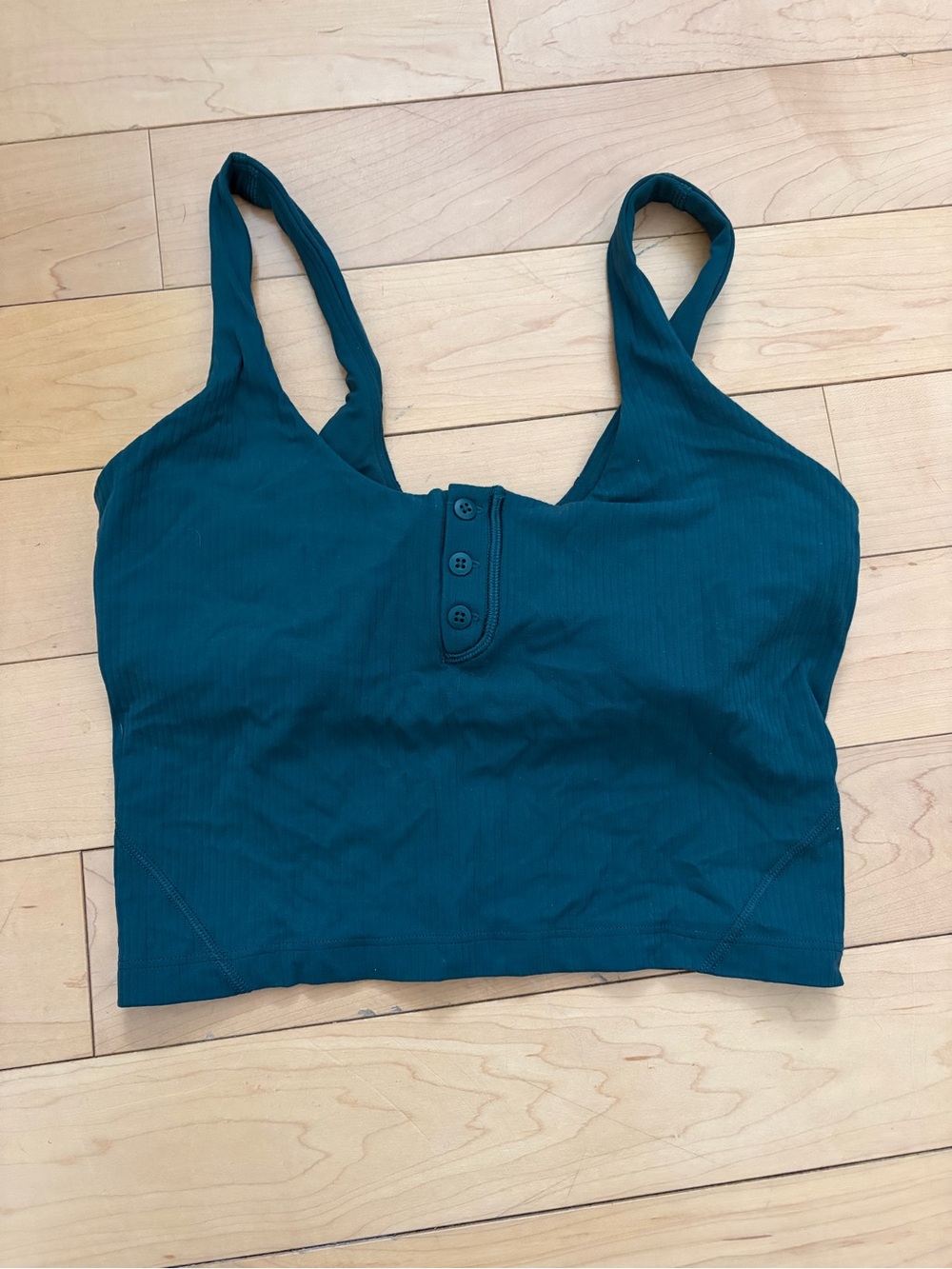 Lululemon Teal Henley Align Tank Size 4